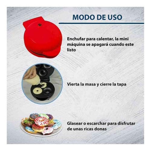 Máquina Mini Donas x3