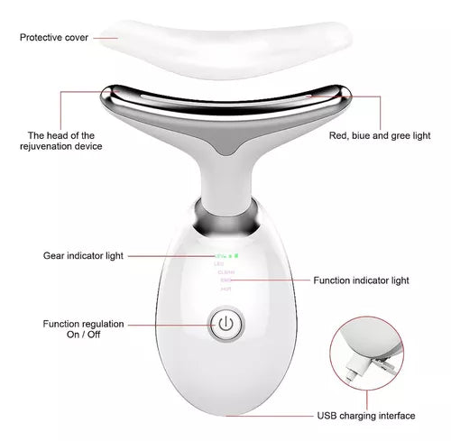 Reductor de Papada Facial Masajeador