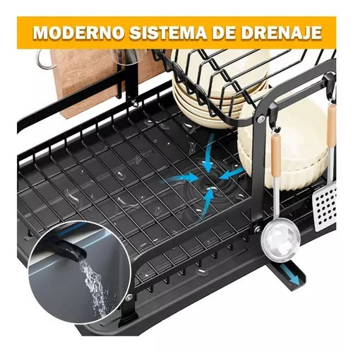 Platero Escurridor de 2 Niveles